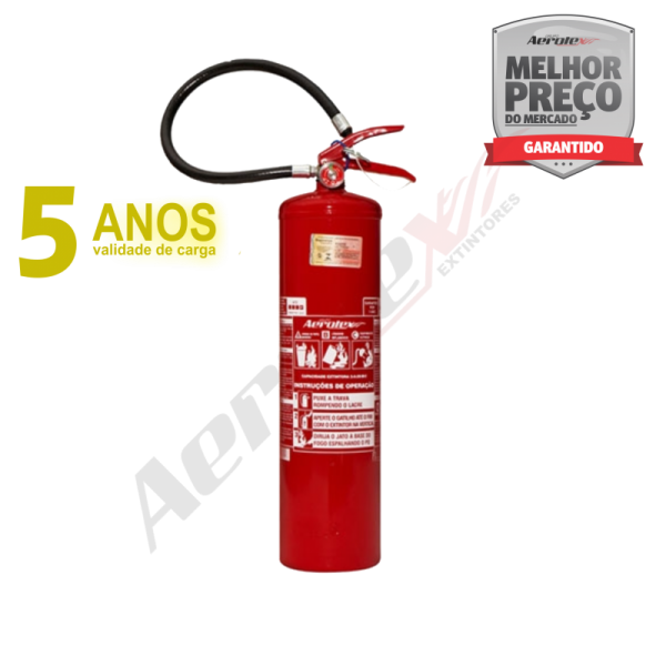 Extintor PQS Abc 6kg 4-A:40-BC - Garantia de 5 Anos - Loja Brasil Fire