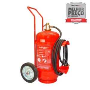 EXTINTOR ESPUMA MECÂNICA AB CARRETA 50 LITROS VALIDADE 1 ANO 6A 80B EN004
